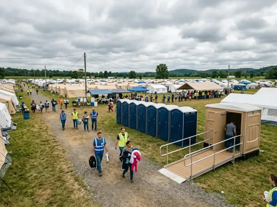 disaster-relief-camp-restrooms-010 — frequently asked questions, Dumpster & Portable Bathrooms Rental in Fort Madison, IA